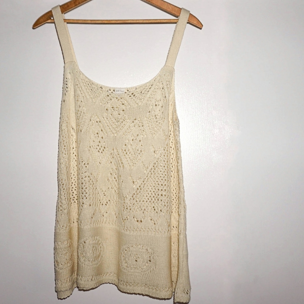 Wild Pearl Crochet Cami